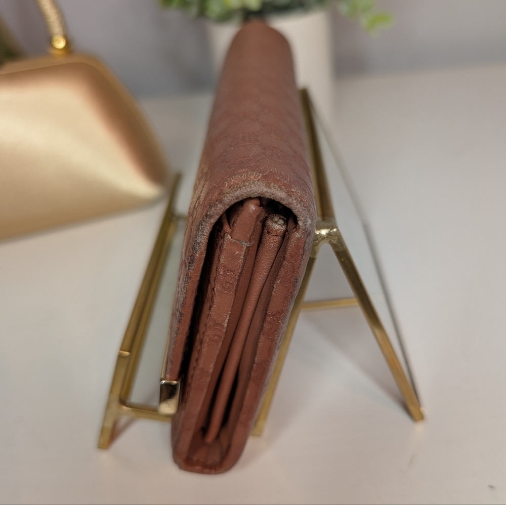 Gucci Microguccissima Continental Wallet, Dusty Rose -EUC w/ COA! - Picture 10 of 12